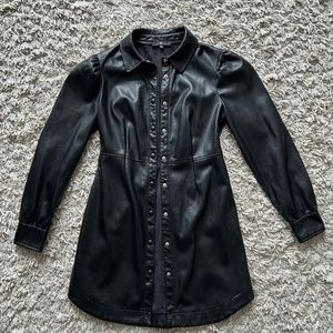 Vegan Leather dress size Smalll